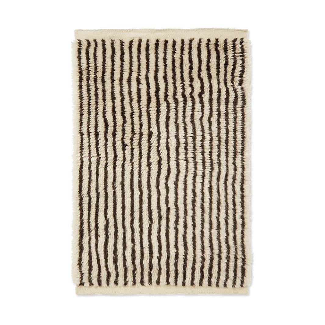 Kami matta, Off white-coffee, 80x120 cm Ferm Living