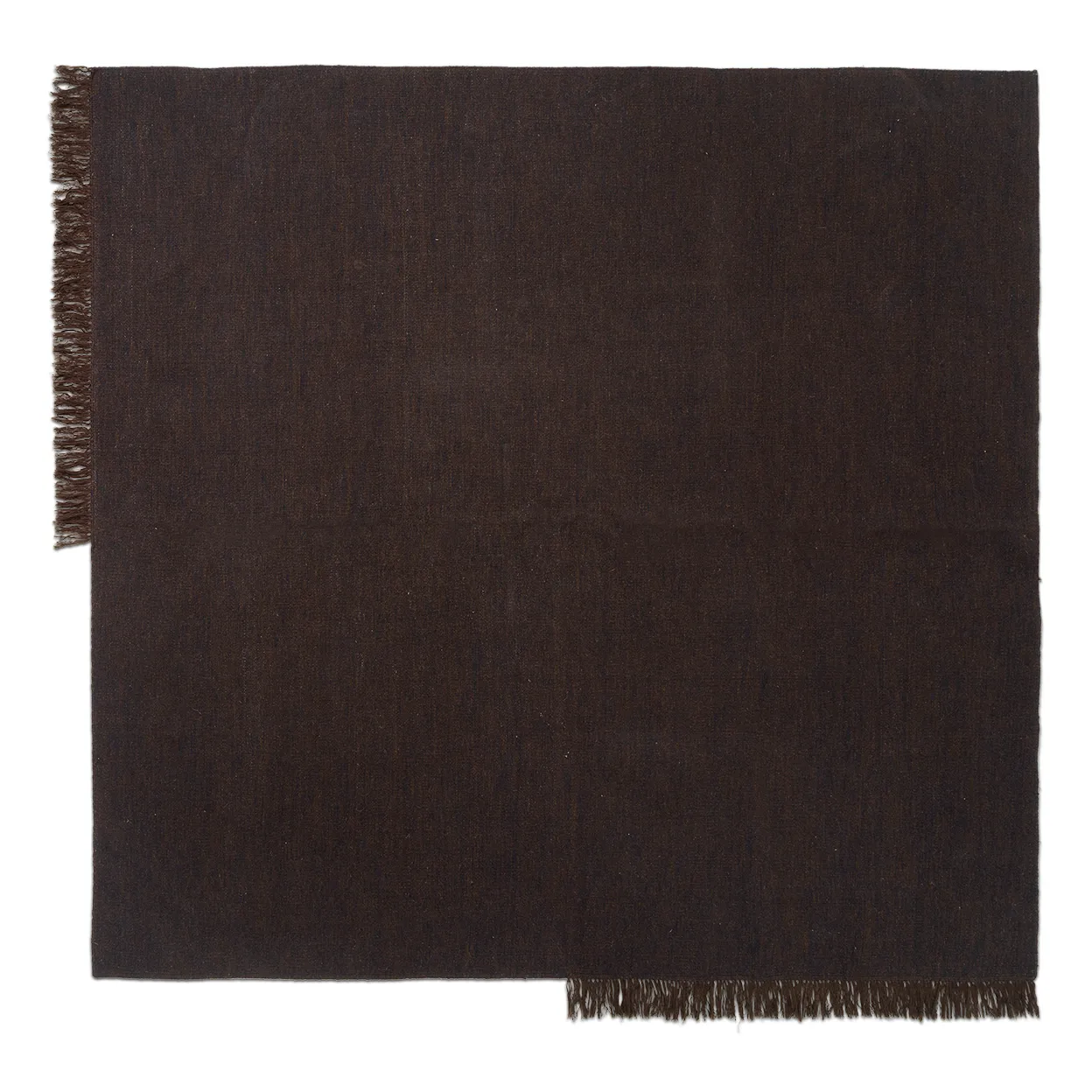 Kelim matta 240x240 cm, Dark melange Ferm Living