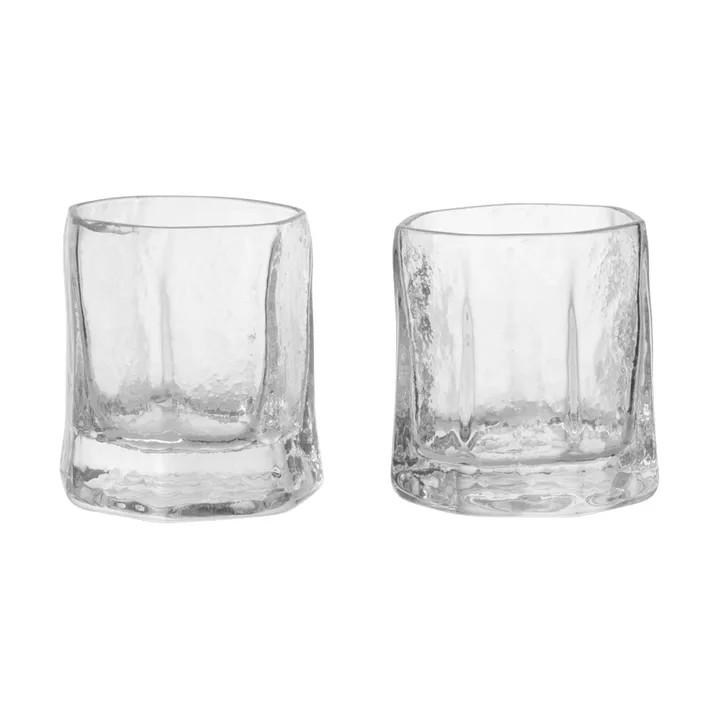 Kiru glas 2-pack - Clear, 3,8 cl - Ferm Living
