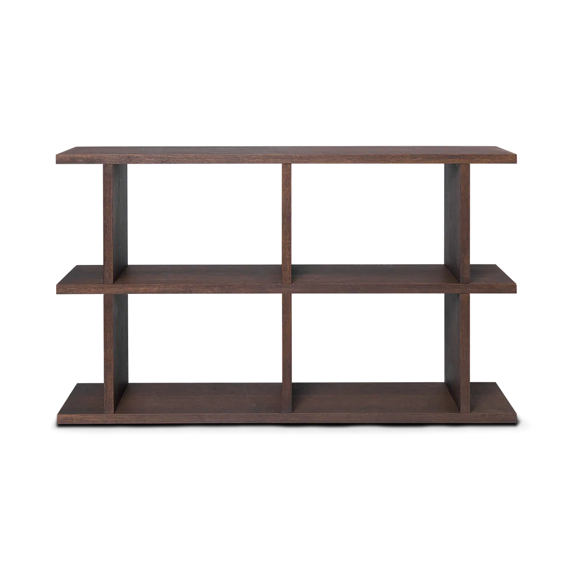 Kona bokhylla 2x2, Dark stained Ferm Living