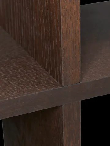 Kona bokhylla 2x2 - Dark stained - Ferm Living