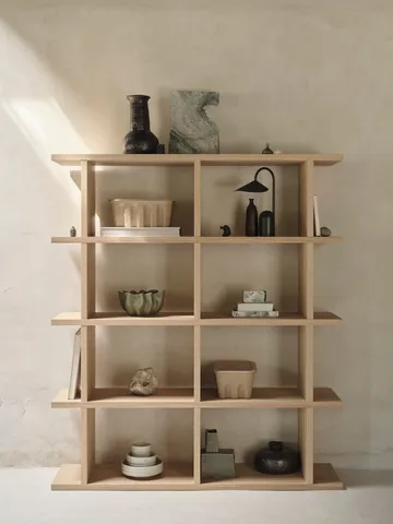 Kona bokhylla 2x4 - Natural - Ferm Living