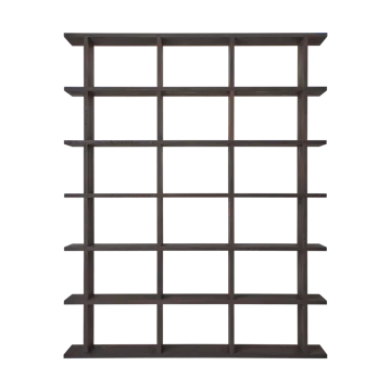 Kona bokhylla 3x6 - Dark Stained - Ferm Living