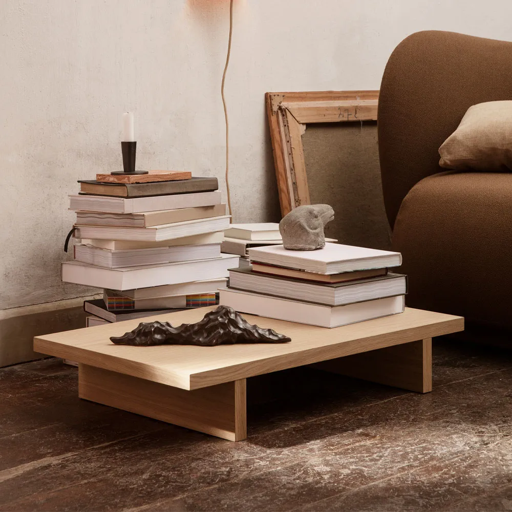 Kona display table sidobord, oak natural veneer Ferm Living