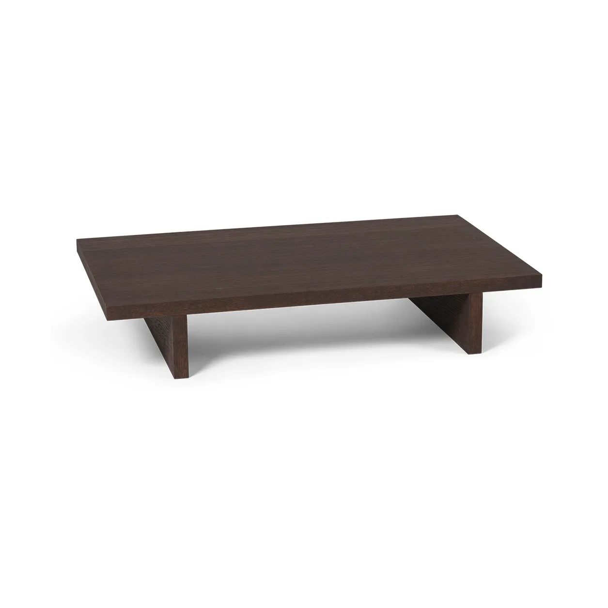 Kona low table sidobord, Dark Stained oak veneer Ferm Living