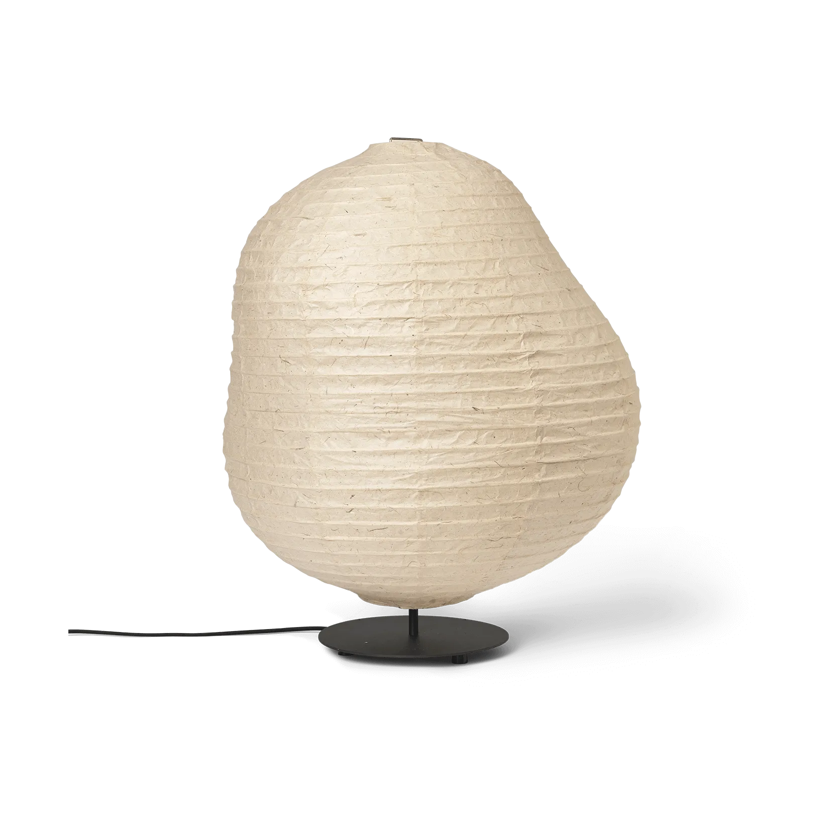 Kurbis golvlampa low, Natural-black Ferm Living