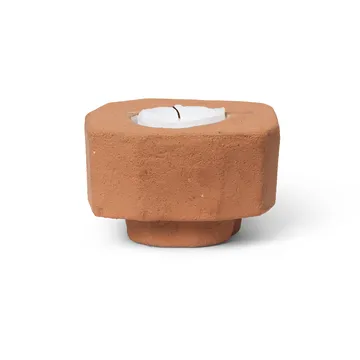 Kurinu ljusstake - Terracotta - Ferm Living