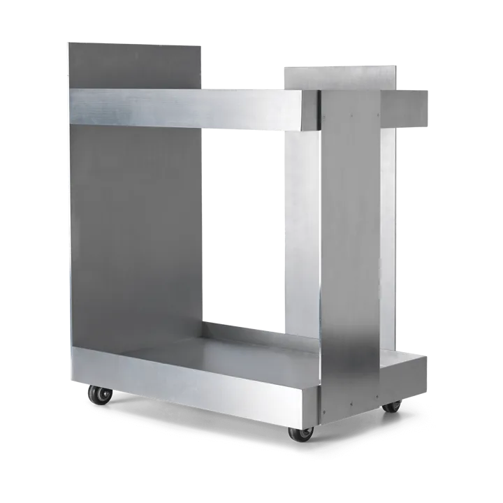 Lager serveringsvagn - Aluminium - Ferm Living