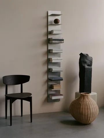 Lager vägghylla tall - Aluminium - Ferm Living