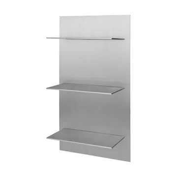 Lager vägghylla triple small - Aluminium - Ferm Living
