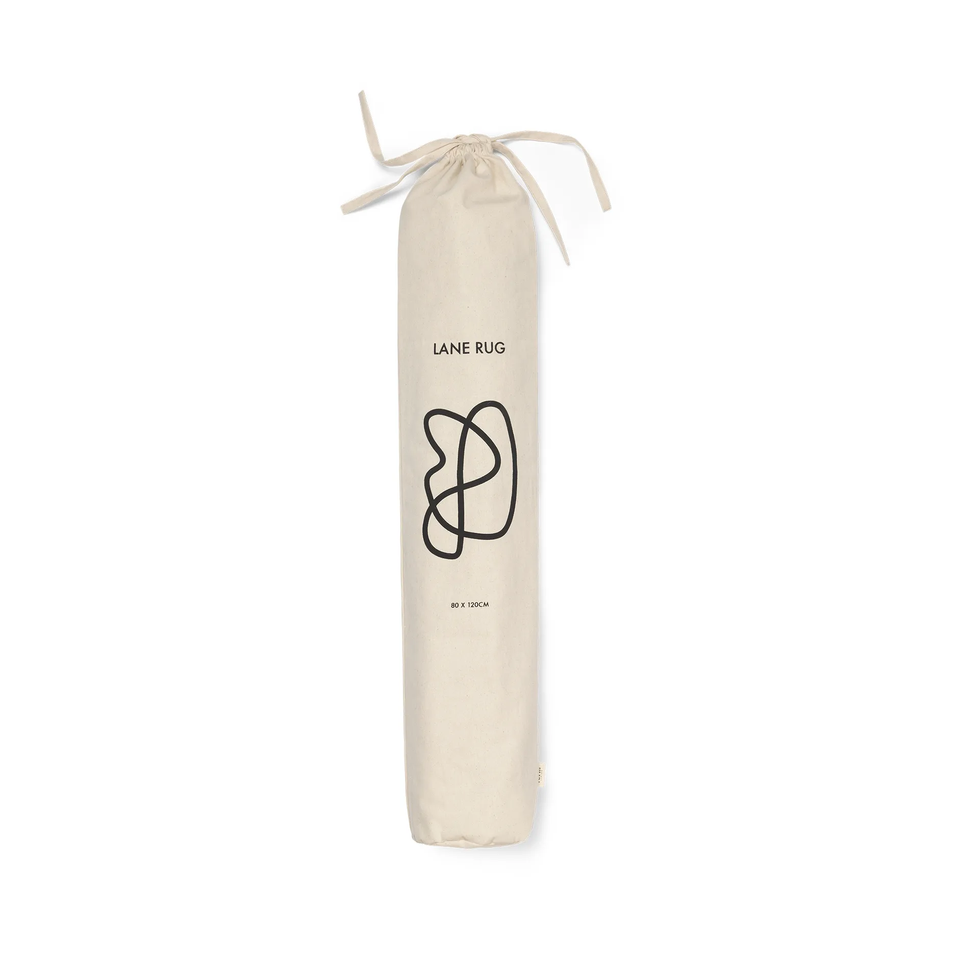 Lane matta 70x105 cm, Off-white-Chocolate Ferm Living