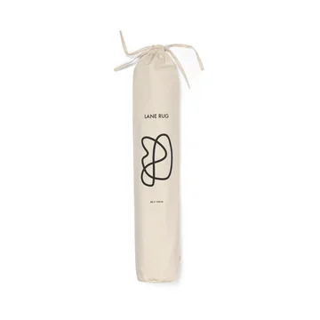 Lane matta 70x105 cm - Off-white-Chocolate - Ferm Living