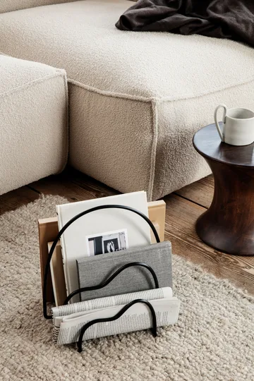 Lithos tidningsställ - Black - Ferm Living