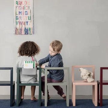 Little Architecht barnstol - rose, askfanér - Ferm Living