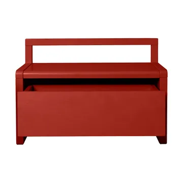 Little architect förvaringsbänk - Poppy Red, 60x30x41,2 cm - Ferm Living
