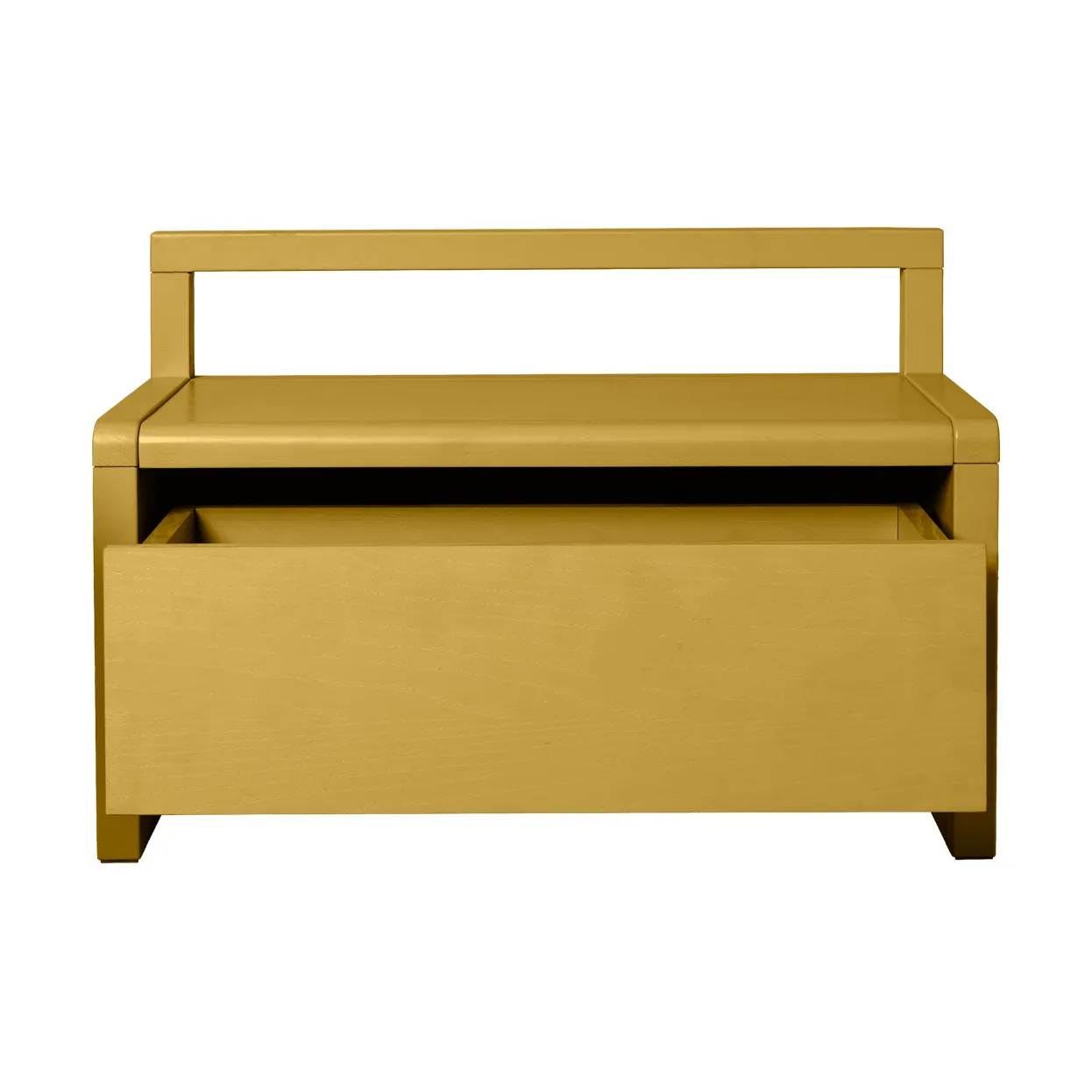 Little architect förvaringsbänk, Yellow, 60x30x41,2 cm Ferm Living