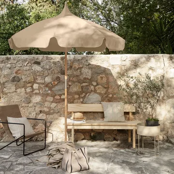 Lull parasoll - military olive - Ferm Living