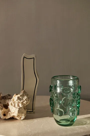 Lump vas Ø17x25 cm - Recycled clear - Ferm Living