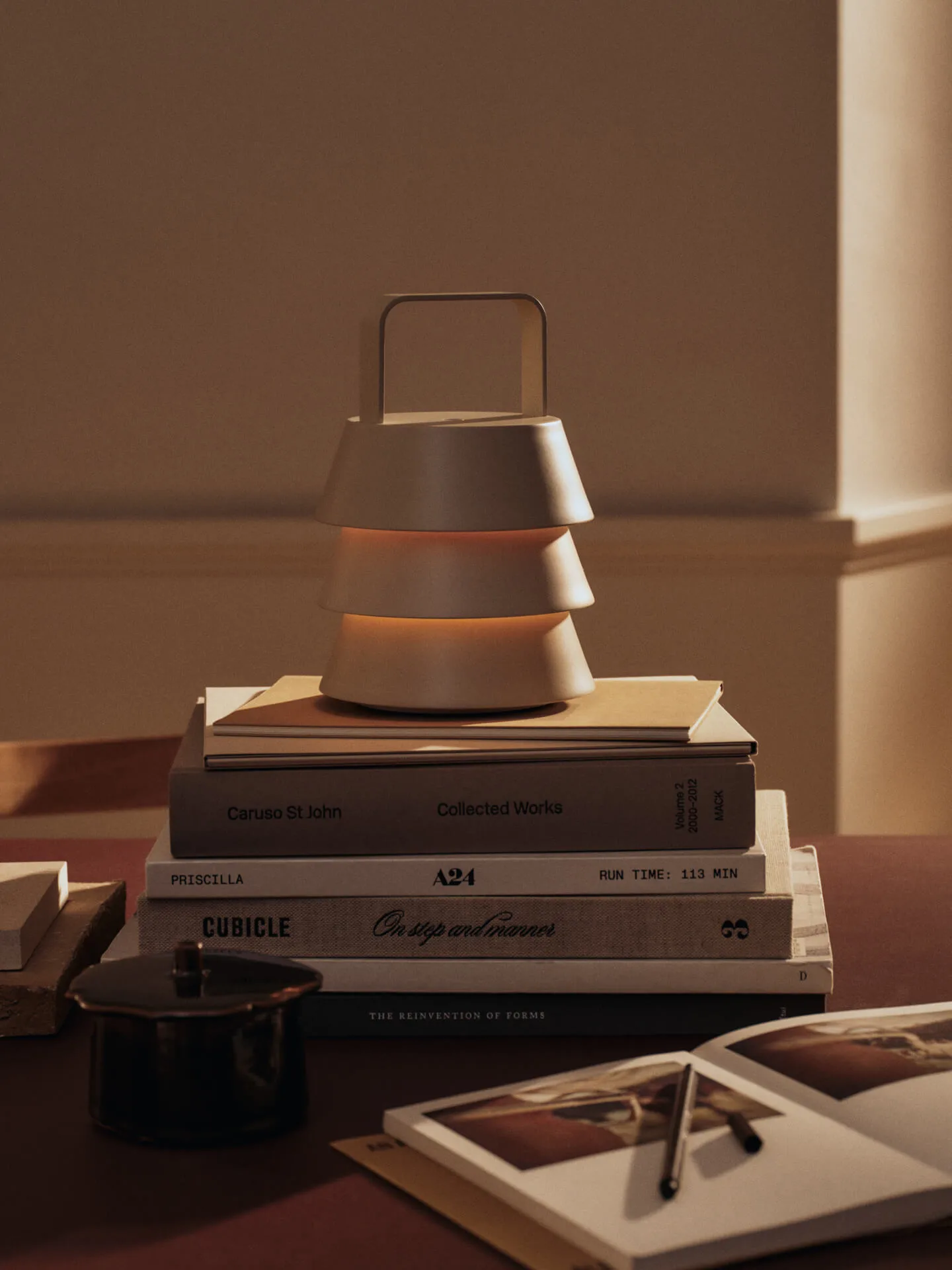 Luver bordslampa portabel, Cashmere Ferm Living