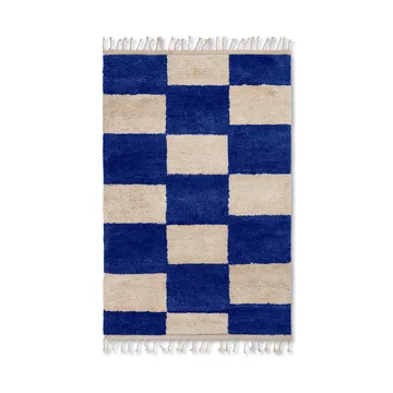 Mara Matta - bright blue/offwhite, l, 120x180 cm - Ferm Living
