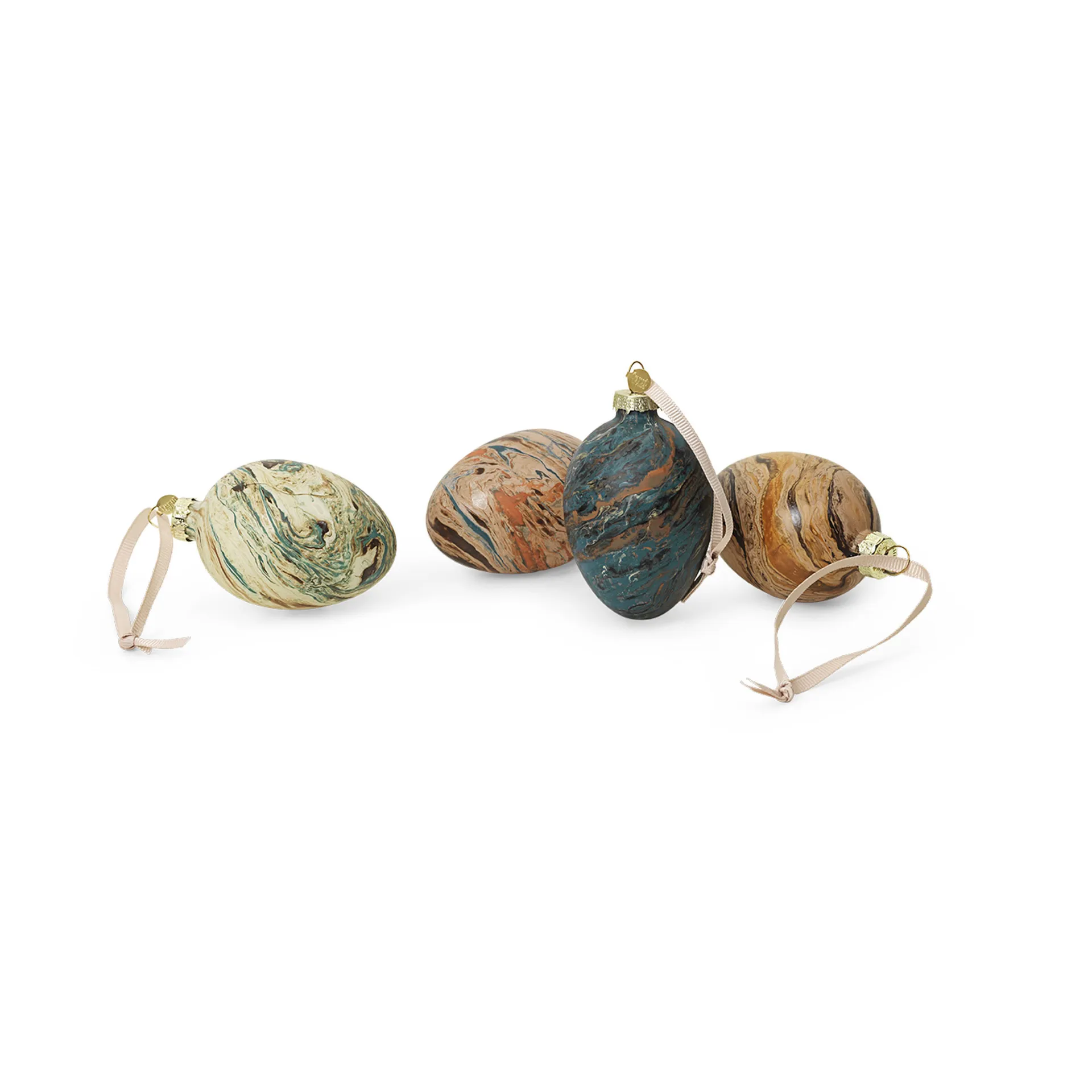 Marble easter eggs 4-pack, Mixed Ferm Living