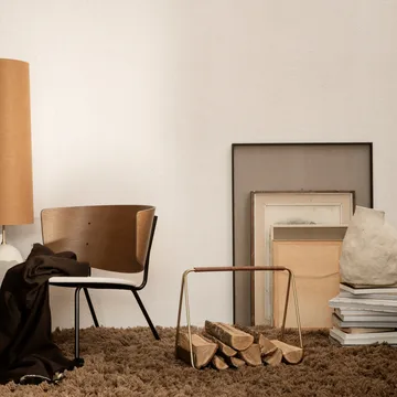Meadow High Pile matta 140x200 cm - Dark beige - Ferm Living