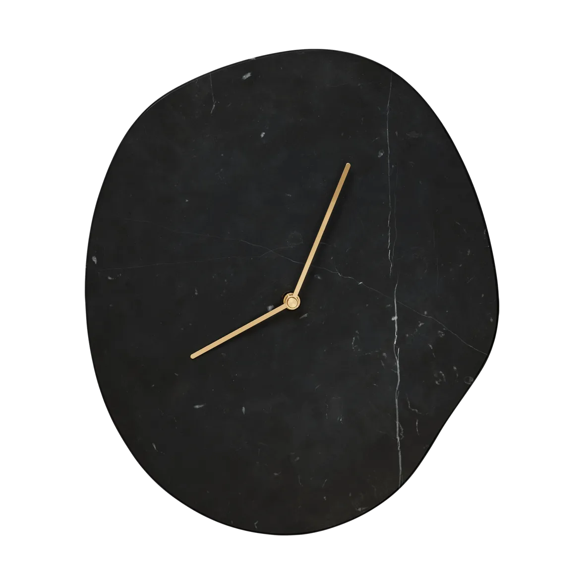 Melt väggklocka 28x33 cm, Black marble Ferm Living