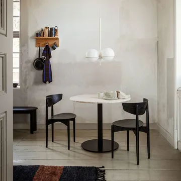 Mineral matbord - vit, marmor bianco curia - Ferm Living