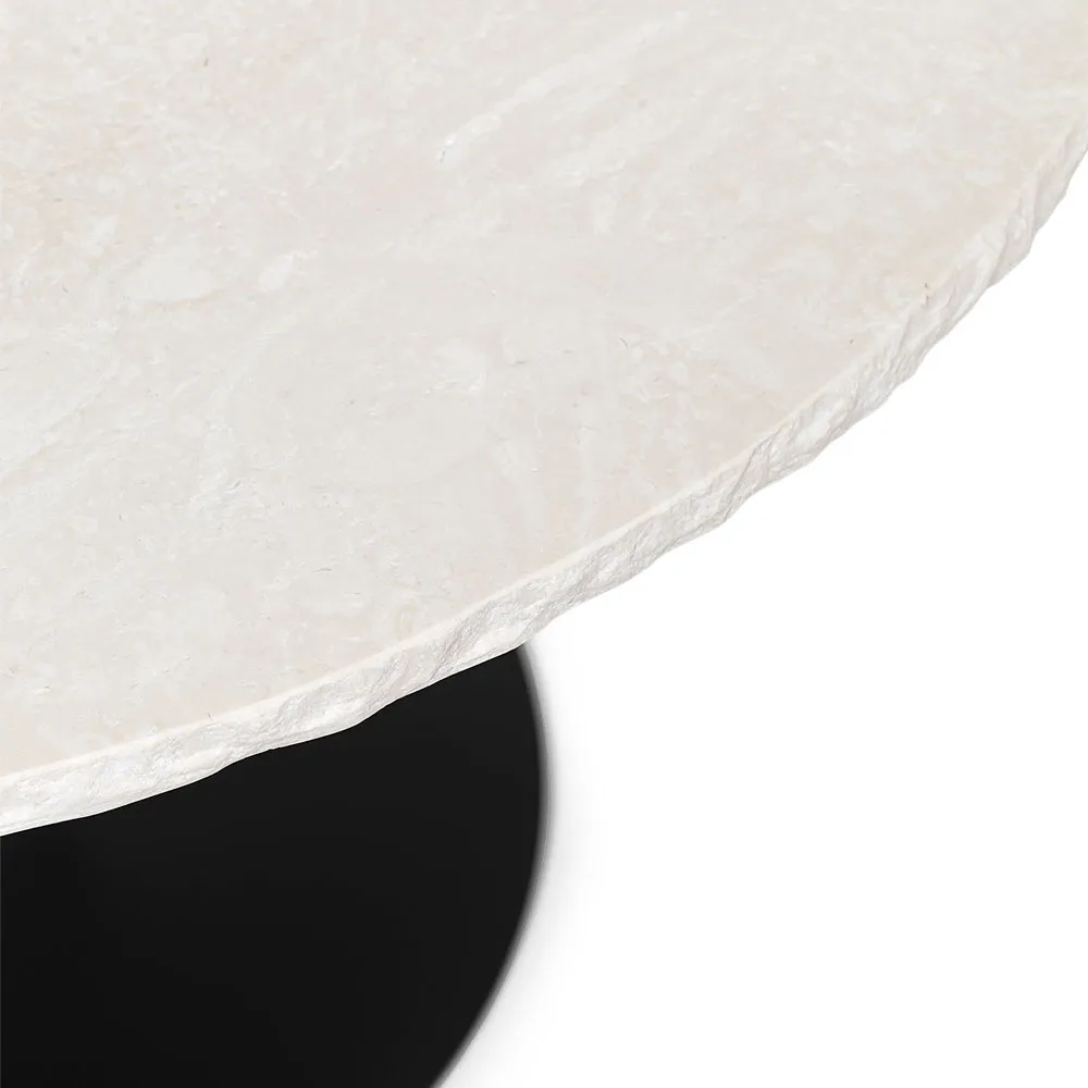 Mineral matbord, vit, marmor bianco curia Ferm Living