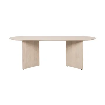 Mingle matbord ovalt - oak natural veneer, vinkelben ek - Ferm Living
