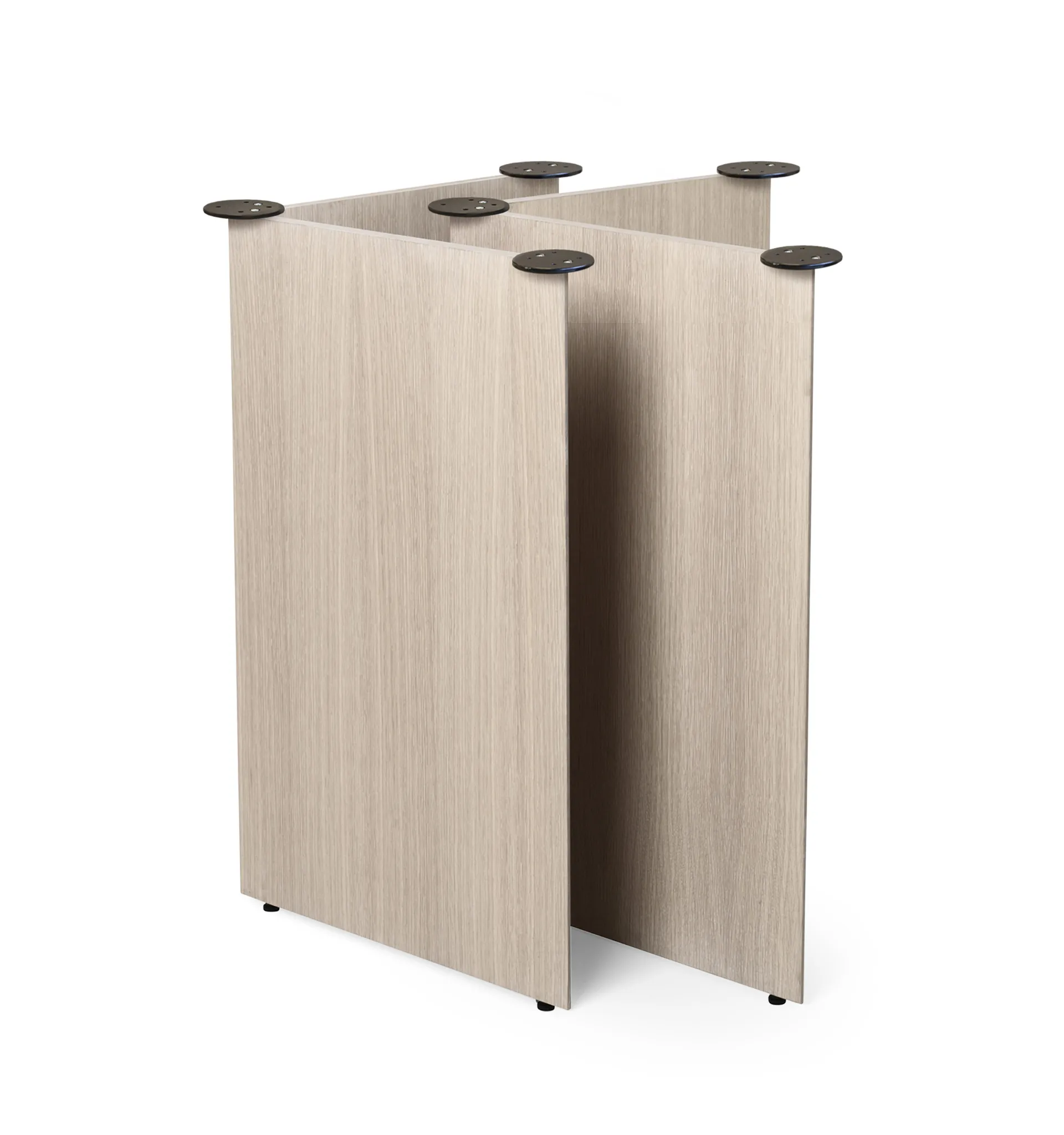 Mingle matbord ovalt, oak natural veneer, vinkelben ek Ferm Living