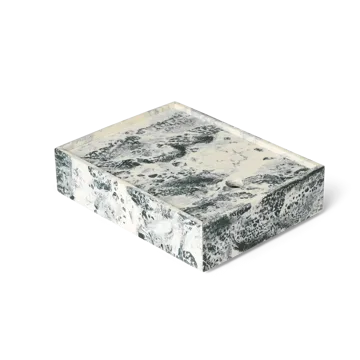 Mist förvaringsbox 15x20 cm - Emerald-off white - Ferm Living