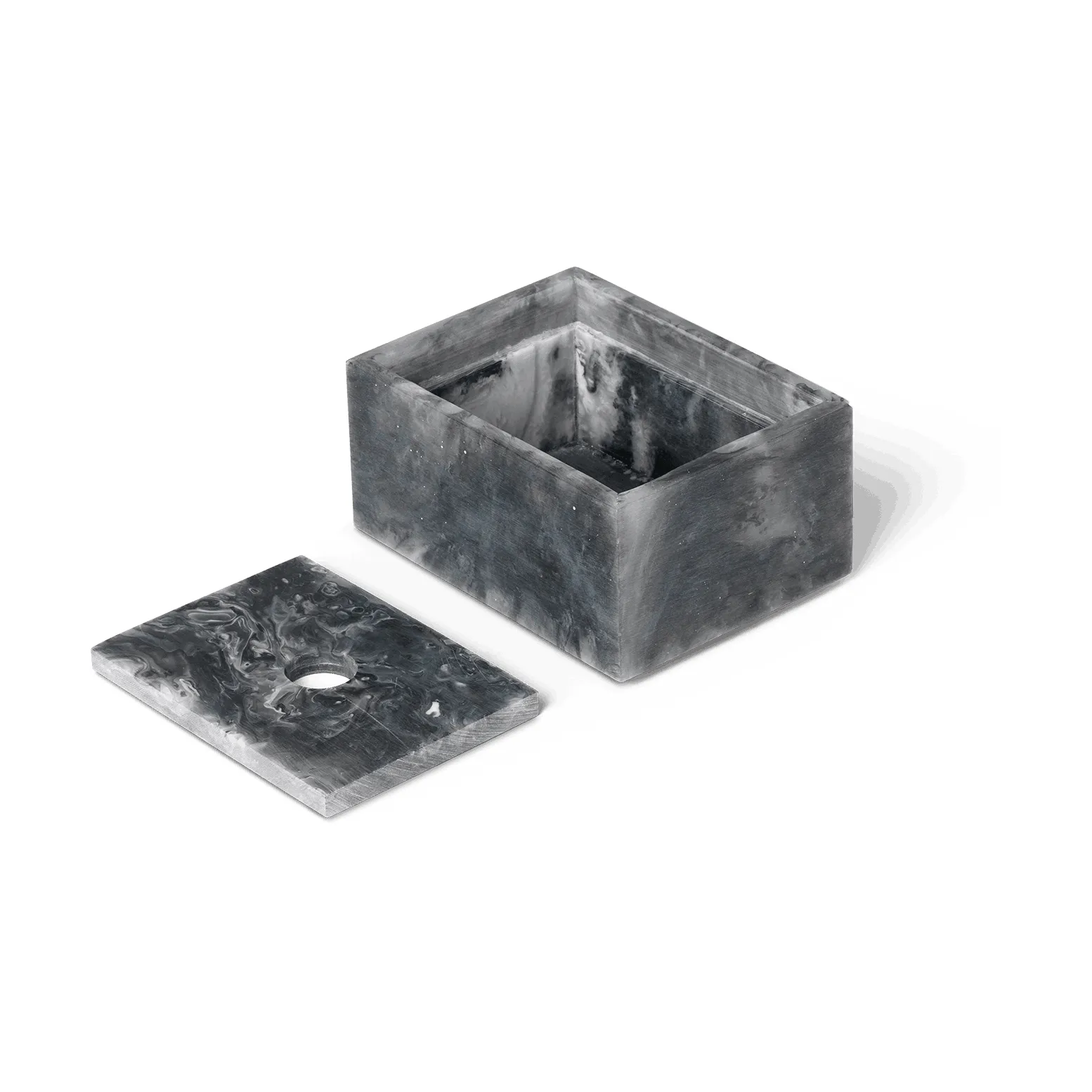 Mist förvaringsbox 7,5x10 cm, Charcoal Ferm Living
