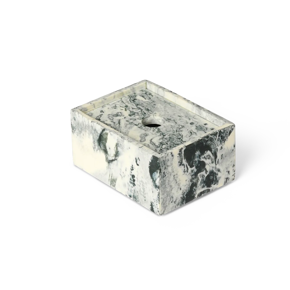 Mist förvaringsbox 7,5x10 cm, Emerald-off white Ferm Living