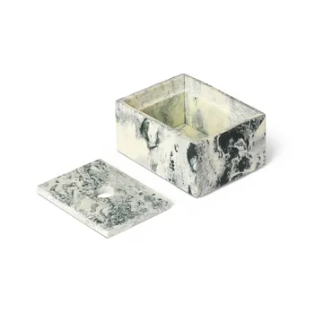 Mist förvaringsbox 7,5x10 cm - Emerald-off white - Ferm Living