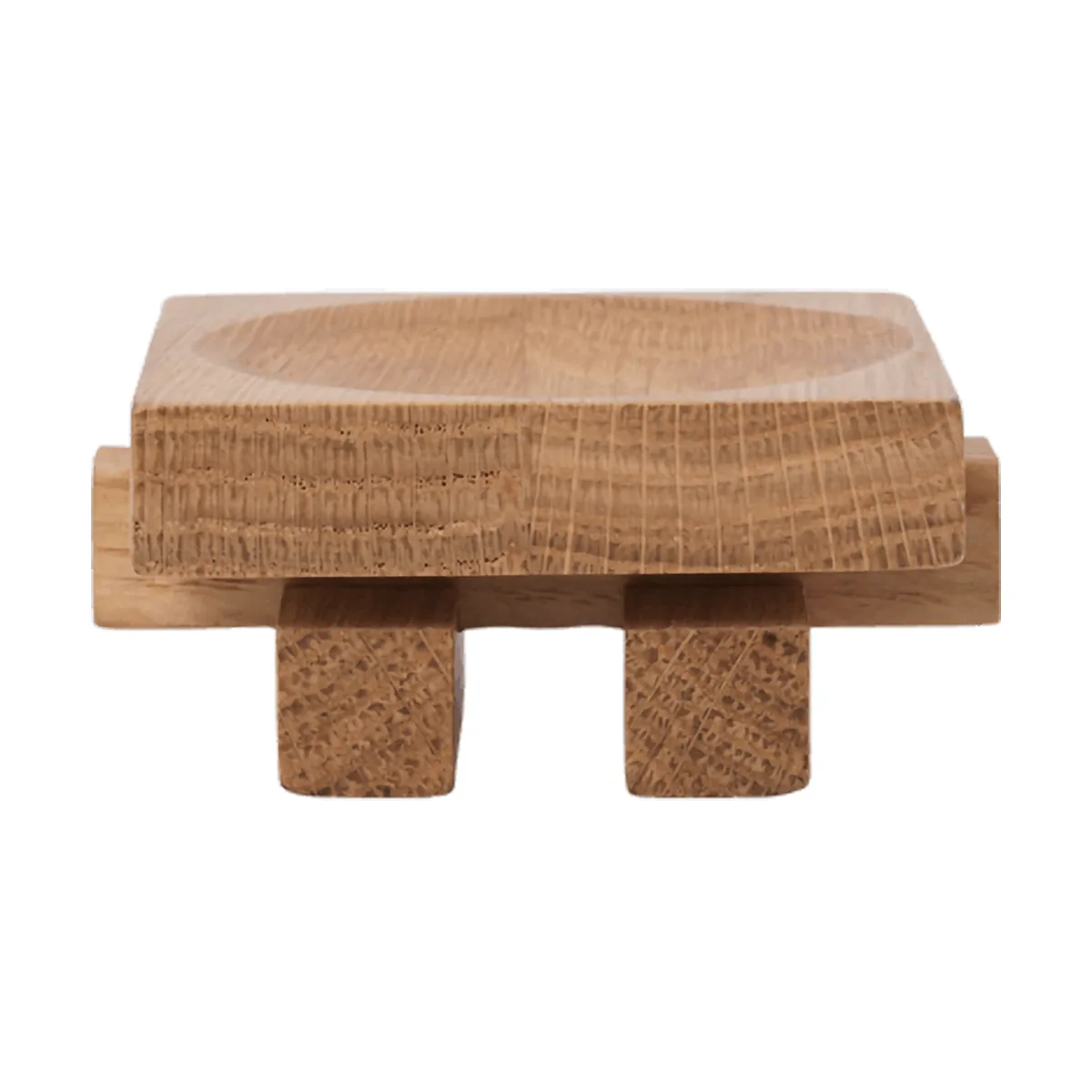 Moku bricka, Obehandlad ek, 7x8 cm Ferm Living