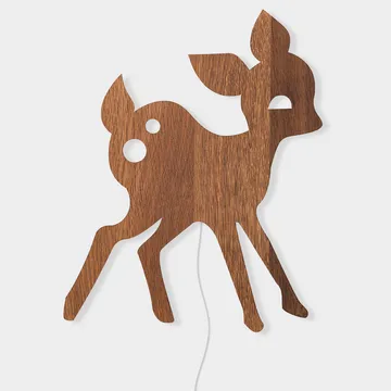 My deer vägglampa - Rökt ek - Ferm Living