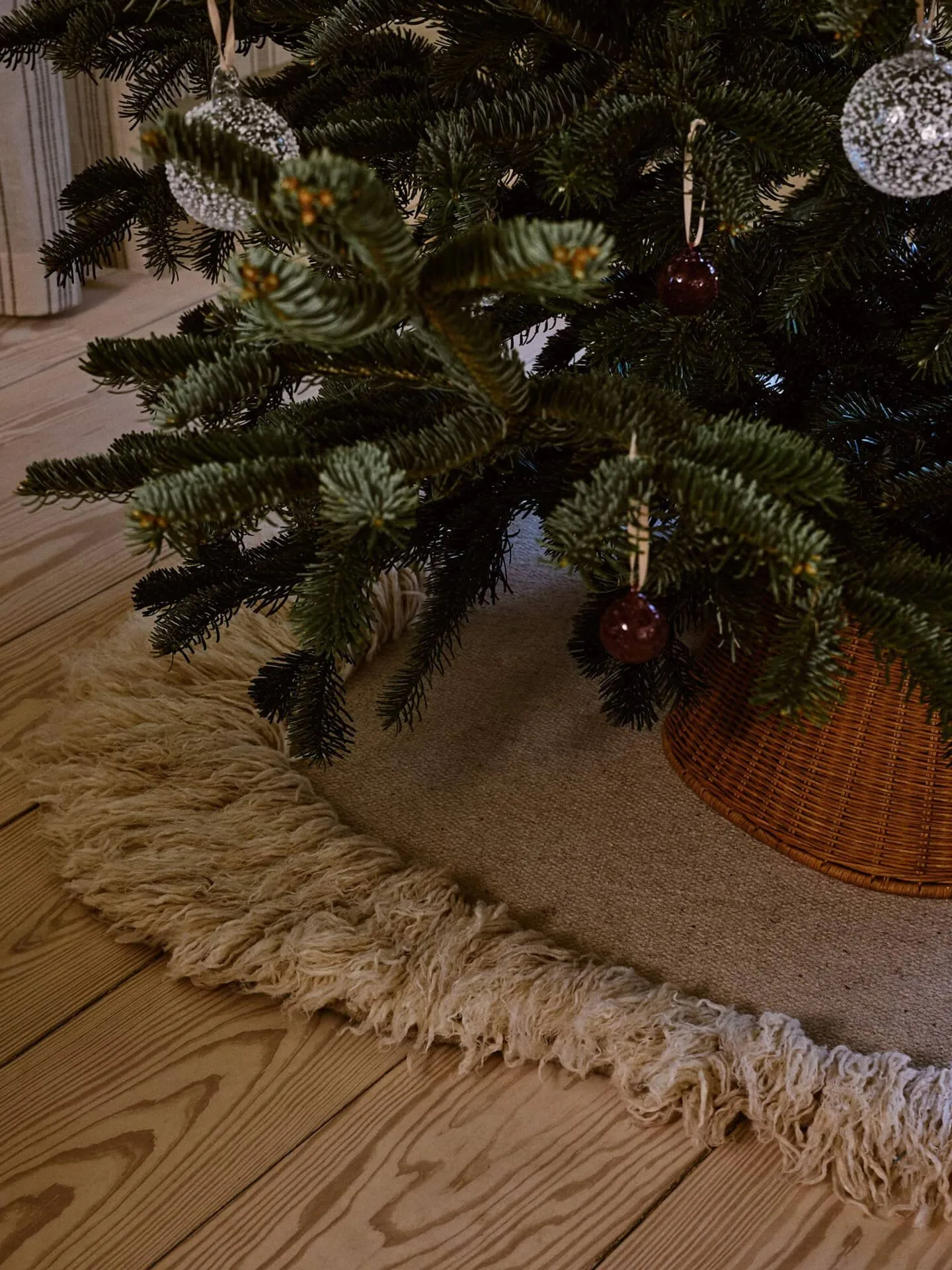Norte julgransmatta Ø120 cm, Natural Ferm Living