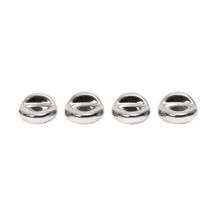 Nube fötter till kruka 4-pack - Silver - Ferm Living