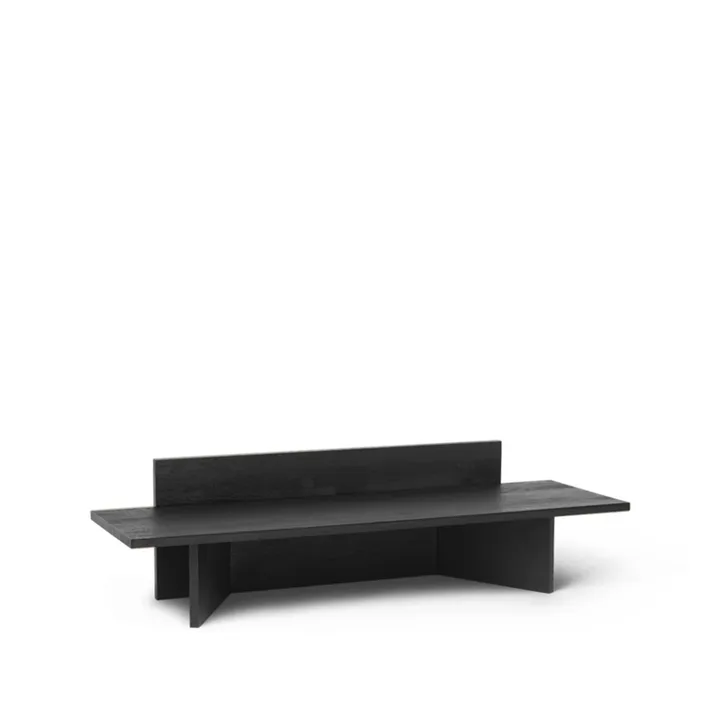Oblique bänk - oak black oiled - Ferm Living