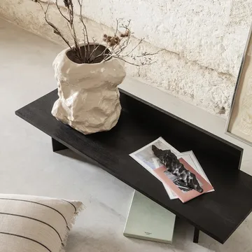 Oblique bänk - oak black oiled - Ferm Living