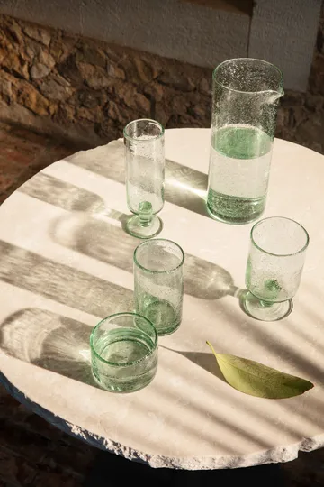 Oli vinglas 22 cl - Recycled clear - Ferm Living