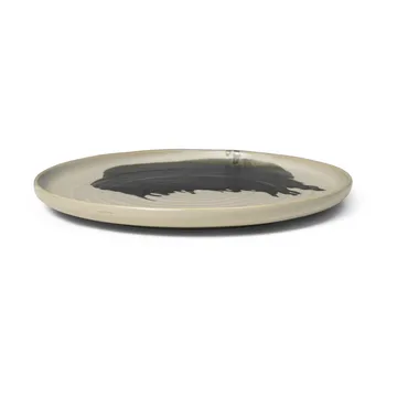 Omhu Centrepiece serveringsfat ⌀36 cm - off white-charcoal - Ferm Living
