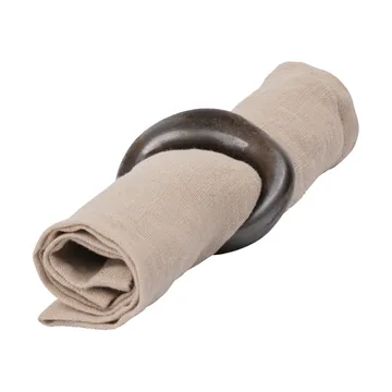 Orrith servettring 4-pack - Rustic bronze - Ferm Living
