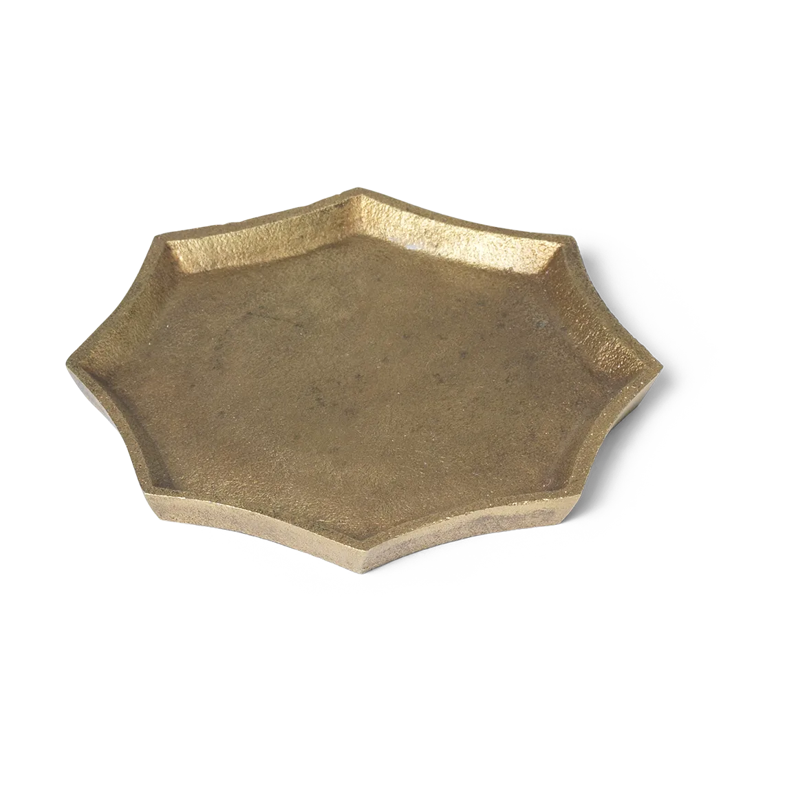 Otte dekorationsbricka 9,5x9,5 cm, Brass finish Ferm Living