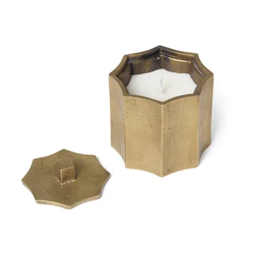 Otte doftljus 23 h - Brass finish - Ferm Living