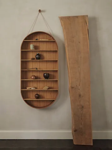 Oval Dorm hylla - Oiled oak - Ferm Living