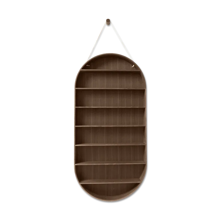 Oval Dorm hylla - Smoked oak - Ferm Living