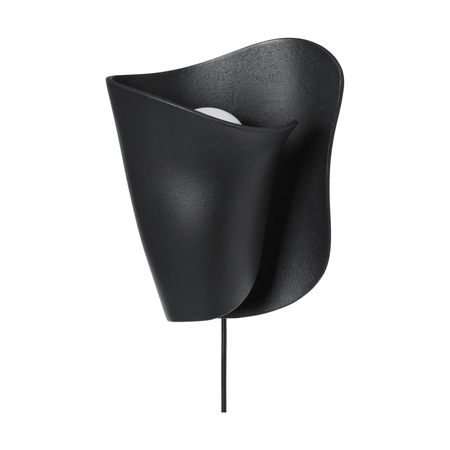 Oyster wall sconce vägglampa, Black Ferm Living