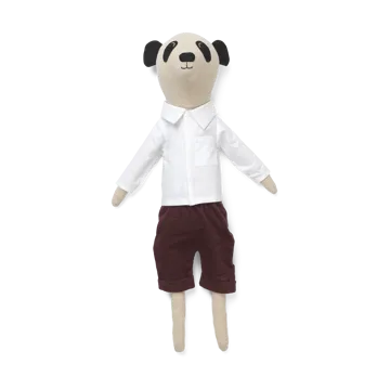 Panda Teddy gosedjur - Natural - Ferm Living
